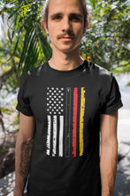 Load image into Gallery viewer, German American Flag Shirt, American Born Shirt, German Roots Shirt, Germany Shirt, German Pride Shirt
