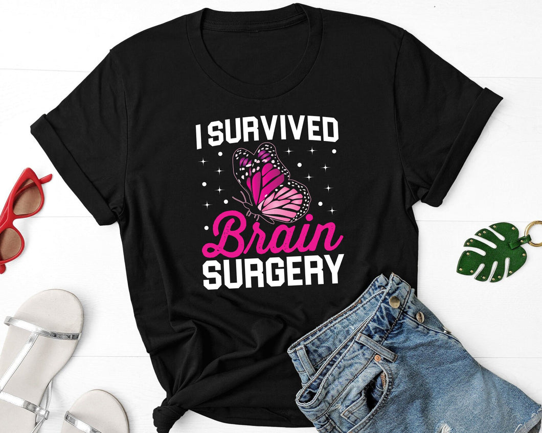 I Survived Brain Surgery Shirt, Head Injury Fighter Shirt, Neurosurgery Shirt, Brain Cancer Shirt, Brain Tumor Shirt
