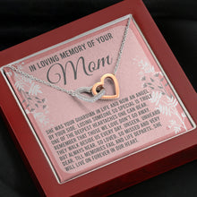 Load image into Gallery viewer, In Loving Memory Of Your Mom Necklace, Sorry For Your Loss Of Mother, Mom Condolence Gift, Loss Of Mom
