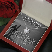 Load image into Gallery viewer, To My Love Necklace, Anniversary Gift For Wife, Birthday Gift For Wife, Love Knot For Soulmate
