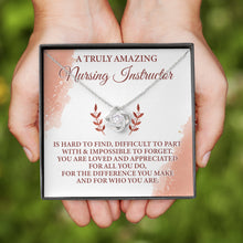 Load image into Gallery viewer, A Truly Amazing Nursing Instructor, Gift For Nursing Instructor, Nursing Instructor Thank You Necklace
