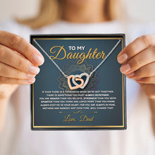 Load image into Gallery viewer, To My Daughter Love Dad, To Our Daughter Necklace, Daughter Gift, Pendant Necklace Daughter Gift
