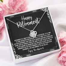 Load image into Gallery viewer, Happy Retirement Enjoy You Deserve It Necklace, Happy Retirement Party

