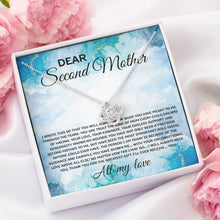 Load image into Gallery viewer, Dear Second Mother Necklace, Love Knot For Second Mom, Gifts For Second Mother Necklace For Stepmother
