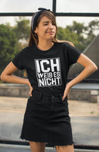 Load image into Gallery viewer, Ich Weib Es Nicht Shirt, German Roots Shirt, German Language Shirt, Germany Flag Shirt, German Native Tee
