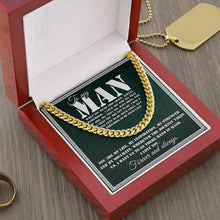 Load image into Gallery viewer, To My Man Necklace, Promise Necklace For Him, Anniversary Gift For Man, To My Boyfriend Necklace
