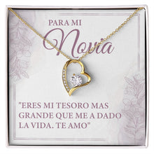 Load image into Gallery viewer, Para Mi Novia Necklace, Para Mi Novia Jewelry, Cuello De Amor Por Siempre, Regalo Para La Novia Navidad
