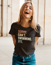 Load image into Gallery viewer, Sorry Can&#39;t Swimming Bye Sweatshirt, Swimmer Sweater
