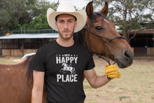 Load image into Gallery viewer, My Happy Place Shirt, Horse Lover Shirt, Horseback Riding Shirt, Horse Rider Shirt
