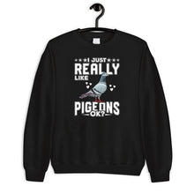 Load image into Gallery viewer, I Just Really Like Pigeons OK? Shirt, Pigeon Lover Shirt, Pigeon Fancier Gift, Pigeon Owner Tee
