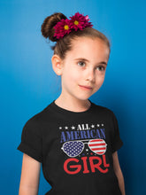 Load image into Gallery viewer, All American Girl Kids Shirt, Independence Day Shirt, 4th Of July Shirt For Kids
