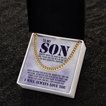 Load image into Gallery viewer, To My Son I Will Always Love You Necklace, Necklace For Son, Son Necklace Gifts, Love From Mom To Son
