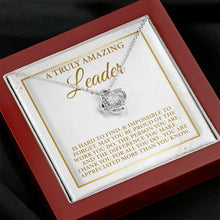 Load image into Gallery viewer, A Truly Amazing Leader Necklace, Leader Appreciation Gift, Female Leader Necklace, Leader Thank You Gift
