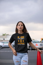 Load image into Gallery viewer, In June We Wear Orange Gun Violence Awareness Shirt, Texas Shooting Shirt, Anti Gun Shirt
