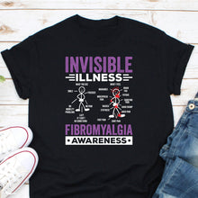 Load image into Gallery viewer, Fibromyalgia Awareness Shirt, Invisible Illness Shirt, Fibromyalgia Survivor, Fibromyalgia Support
