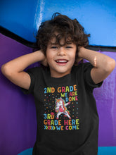 Load image into Gallery viewer, 2nd Grade We Are Done 3rd Grade Here We Come Shirt, Third Grade Shirt, Third Grade Squad Shirt
