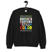 Load image into Gallery viewer, Broken Crayons Still Color Shirt, Self-Love Shirt, Mental Health Matter Shirt, Neurodiversity Shirt, PTSD Tee
