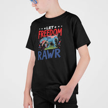 Load image into Gallery viewer, Let Freedom Rawr Kids Toddlers Shirt, Fourth Of July Shirt 4th Of July Shirt For Kids, 4th Of July Shirt
