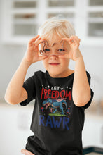 Load image into Gallery viewer, Let Freedom Rawr Kids Toddlers Shirt, Fourth Of July Shirt 4th Of July Shirt For Kids, 4th Of July Shirt
