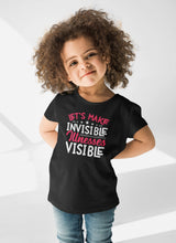 Load image into Gallery viewer, Let&#39;s Make Invisible Illness Visible Shirt, Chronic Illness Shirt, Mental Illness Shirt, Fibromyalgia Shirt
