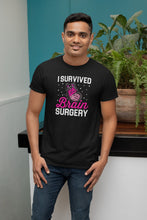 Load image into Gallery viewer, I Survived Brain Surgery Shirt, Head Injury Fighter Shirt, Neurosurgery Shirt, Brain Cancer Shirt, Brain Tumor Shirt
