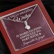 Load image into Gallery viewer, A Truly Amazing Writer Necklace, Gift For Women Writer, Female Writer Appreciation Gift
