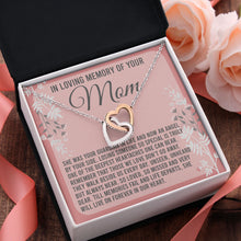 Load image into Gallery viewer, In Loving Memory Of Your Mom Necklace, Sorry For Your Loss Of Mother, Mom Condolence Gift, Loss Of Mom
