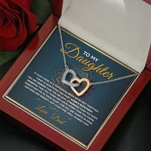 Load image into Gallery viewer, To My Daughter Love Dad, To Our Daughter Necklace, Daughter Gift, Pendant Necklace Daughter Gift
