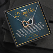 Load image into Gallery viewer, To My Daughter Love Dad, To Our Daughter Necklace, Daughter Gift, Pendant Necklace Daughter Gift
