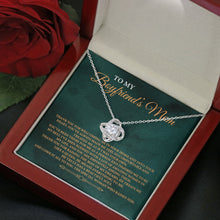 Load image into Gallery viewer, To My Boyfriend&#39;s Mom Love Knot Necklace, Boyfriend&#39;s Mom Gift, Boyfriend&#39;s Mom Necklace
