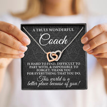 Load image into Gallery viewer, A Truly Wonderful Coach Necklace, Thank you Necklace For Coach, Thank you Gift For Coach, Women Coach Gift
