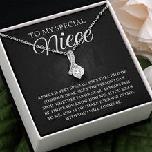 Load image into Gallery viewer, To My Special Niece Necklace, Niece Necklace, Niece Birthday Gift, Gift From Aunt To Niece
