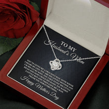 Load image into Gallery viewer, To My Husband&#39;s Mom Necklace, Gift For Husband&#39;s Mom, Love Knot From Daughter-In-Law
