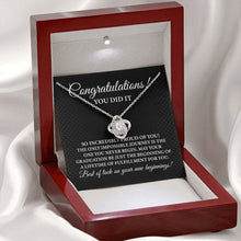 Load image into Gallery viewer, Congratulations You Did It Necklace, Graduation Day Necklace, Graduation Party Gift
