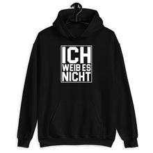 Load image into Gallery viewer, Ich Weib Es Nicht Shirt, German Roots Shirt, German Language Shirt, Germany Flag Shirt, German Native Tee
