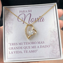 Load image into Gallery viewer, Para Mi Novia Necklace, Para Mi Novia Jewelry, Cuello De Amor Por Siempre, Regalo Para La Novia Navidad
