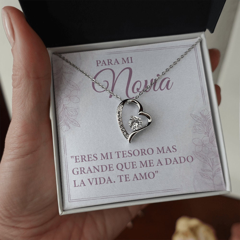 Para Mi Novia Necklace, Para Mi Novia Jewelry, Cuello De Amor Por Siempre, Regalo Para La Novia Navidad