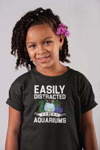 Load image into Gallery viewer, Easily Distracted By Aquariums Shirt, Fish Tank Shirt, Fish Lover Shirt, Fishkeeper Shirt, Fish Owner Gift
