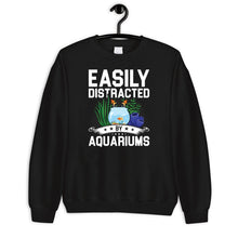 Load image into Gallery viewer, Easily Distracted By Aquariums Shirt, Fish Tank Shirt, Fish Lover Shirt, Fishkeeper Shirt, Fish Owner Gift
