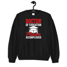 Load image into Gallery viewer, Doctor Of Education Mission Accomplished Shirt, EdD Shirt, Doctorate Graduation Shirt, EdD Gift
