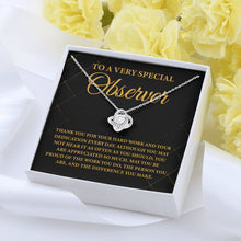 Load image into Gallery viewer, To A Very Special Observer Necklace, I Am An Observer Gift, Best Observer Ever Necklace
