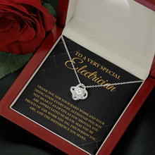 Load image into Gallery viewer, To A Very Special Electrician Necklace, Electrician&#39;s Wife Gift, Electrician Leaving Job
