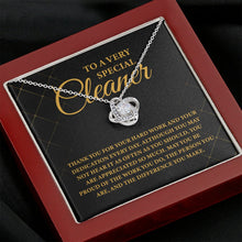 Load image into Gallery viewer, To A Very Special Cleaner Necklace, Gift For Lady Housekeeper, Cleaner Thank You Necklace
