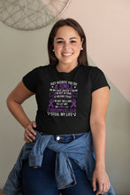 Load image into Gallery viewer, Fibromyalgia Shirt, Fibromyalgia Pain Awareness Shirt, Purple Ribbon Shirt, Fibromyalgia Warrior Shirt
