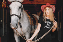 Load image into Gallery viewer, My Happy Place Shirt, Horse Lover Shirt, Horseback Riding Shirt, Horse Rider Shirt
