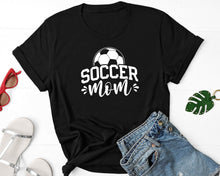 Load image into Gallery viewer, Soccer Mom Shirt, Gift For Soccer Mom, Soccer Mom Life Shirt, Soccer Player Shirt, Soccer Day Shirt
