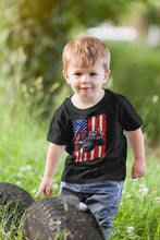 Load image into Gallery viewer, Monster Truck USA Flag Shirt, 4th Of July Shirt For Kids, 4th Of July Shirt For Boys Girls, 4th Of July Shirt
