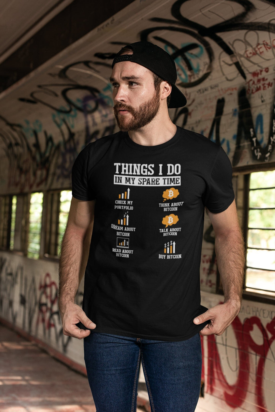 Things I Do In My Spare Time Bitcoin Shirt, Funny Crypto Investing Shirt, HODL Shirt, NFT Shirt