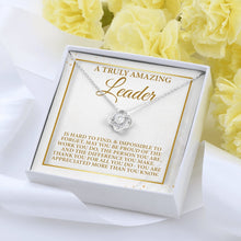 Load image into Gallery viewer, A Truly Amazing Leader Necklace, Leader Appreciation Gift, Female Leader Necklace, Leader Thank You Gift
