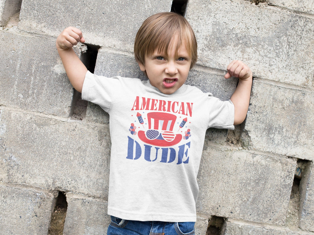 American Dude Toddler Shirt, 4th Of July Shirt For Kids, 4th Of July Shirt, 4th Of July Shirt For Toddlers